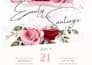 design elegant and luxury wedding invitation cards